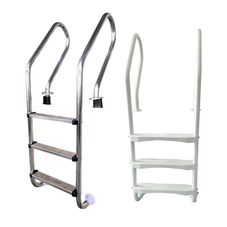 পদক্ষেপের জন্য সুইমিং পুল হ্যান্ড্রাইল